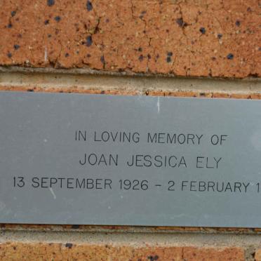 ELY Joan Jessica 1926-1976