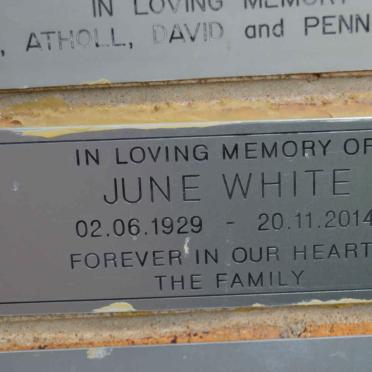 WHITE June 1929-2014
