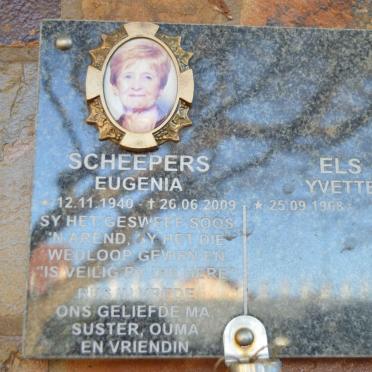SCHEEPERS Eugenia 1940-2009 :: ELS Yvette 1968-