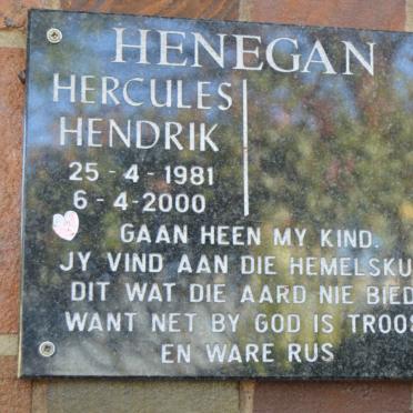HENEGAN Hercules Hendrik 1981-2000