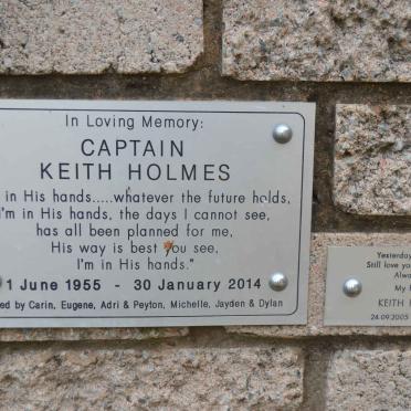 HOLMES Keith 1955-2014