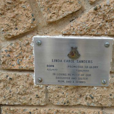 SANDERS Linda Carol 1972-1990