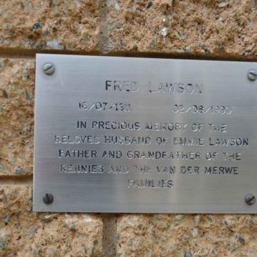 LAWSON Fred 1911-1990