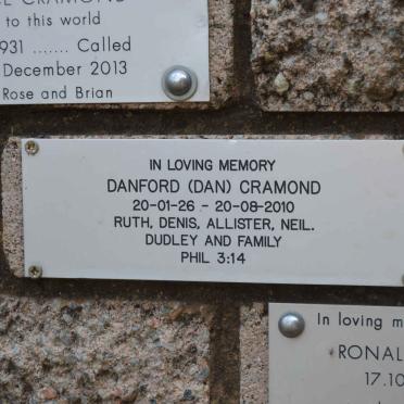 CRAMOND Danford 1926-2010