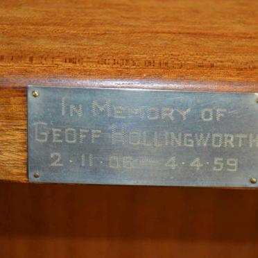 HOLLINGWORTH Geoff 1906-1959
