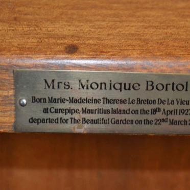BORTOLI Monique 1927-2006