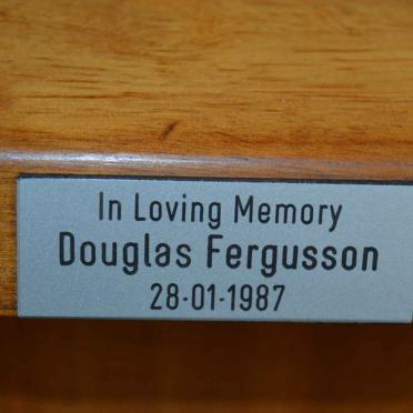 FERGUSSON Douglas -1987