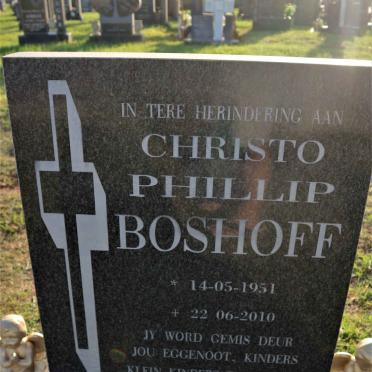 BOSHOFF Christo Phillip 1951-2010