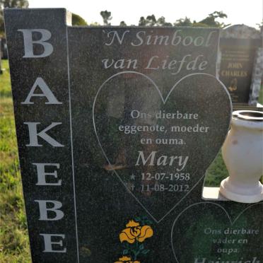 BAKEBERG Heinrich 1953- &amp; Mary 1958-2012