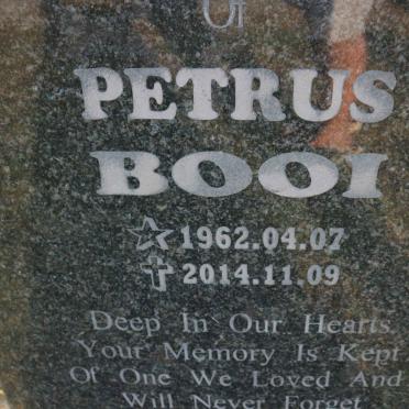 BOOI Petrus 1962-2014