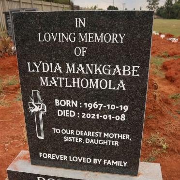 BOPALAMO Lydia Mankgabe Matlhomola 1967-2021