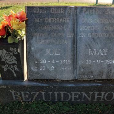 BEZUIDENHOUT Joe 1915-1999 &amp; May 1920-