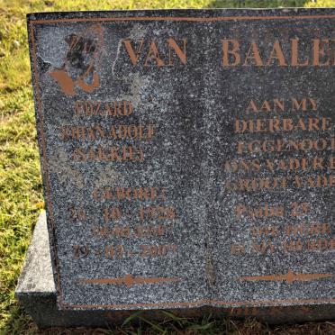 BAALEN Edzard Johan Adolf, van 1928-2007