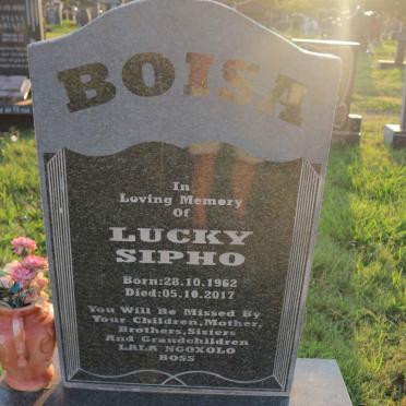 BOISA Lucky Sipho 1962-2017