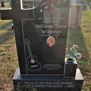 COPPENHAGEN Daniel Johannes Christiaan, van 1954-2015