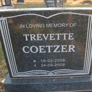 COETZER Trevette 2008-2008