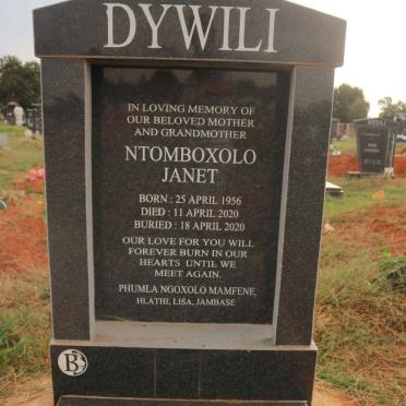 DYWILI Ntomboxolo Janet 1956-2020
