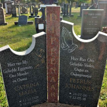 DIPPENAAR Petrus Johannes 1926-2018 &amp; Catrina Maria 1928-2010