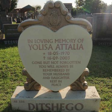 DITSHEGO Yolisa Attalia 1970-2003