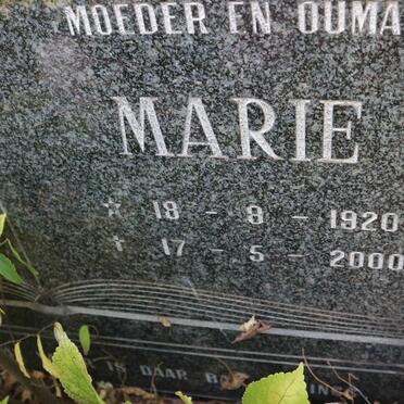 DUVENHAGE Jan 1920-2004 &amp; Marie 1920-2000