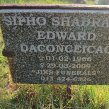 DACONCEICAO Sipho Shadrack Edward 1966-2009
