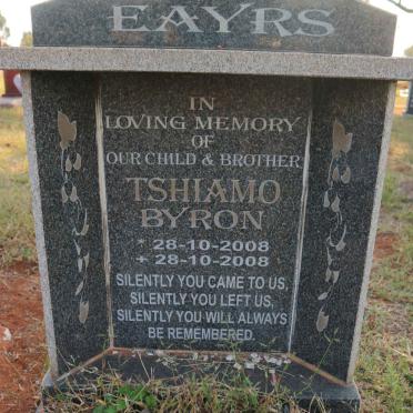 EAYRS Tshiamo Byron 2008-2008