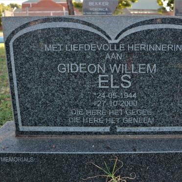 ELS Gideon Willem 1944-2000