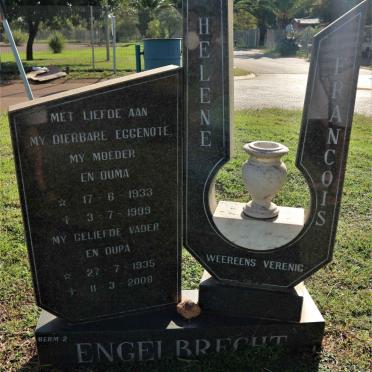 ENGELBRECHT Francois 1935-2008 &amp; Helene 1933-1999