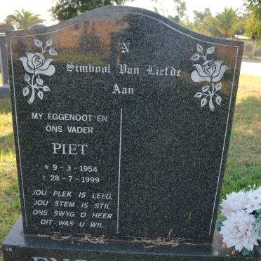 ENGELBRECHT Piet 1954-1999