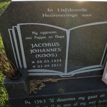 FOURIE Jacobus Johannes 1934-2011