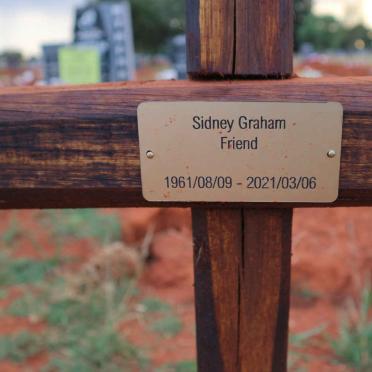 FRIEND Sidney Graham 1961-2021