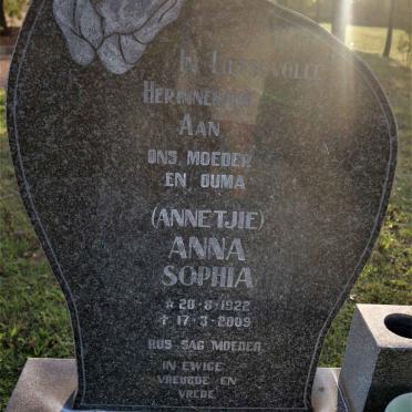 HEYMANS Anna Sophia 1922-2009