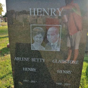 HENRY Gladstone 1950-2010 &amp; Arlene Betty 1957-2017