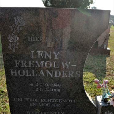 HOLLANDERS Leny, FREMOUW 1946-2008