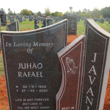 JAVANI Juhao Rafael 1958-2020