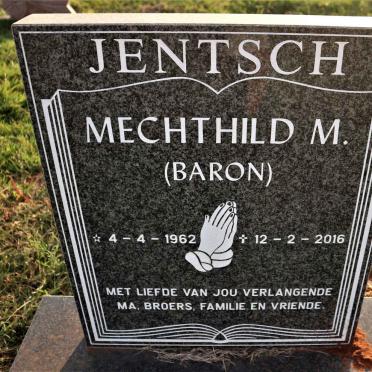 JENTSCH Mechthild M. 1962-2016
