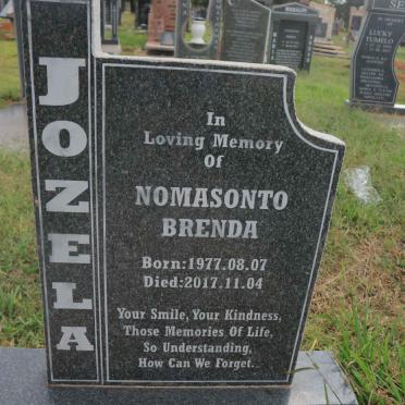 JOZELA Nomasonto Brenda 1977-2017