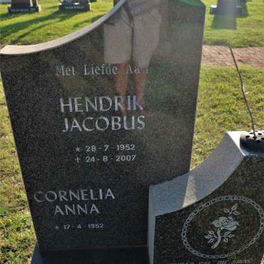 KLERK Hendrik Jacobus, de 1952-2007 &amp; Cornelia Anna 1952-