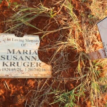 KRUGER Ammi Leo 1924-2020 :: KRUGER Maria Susanna 1929-2017
