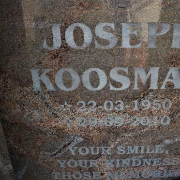 KOOSMAN Joseph 1950-2010