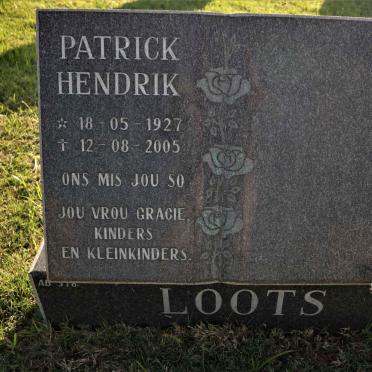 LOOTS Patrick Hendrik 1927-2005