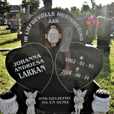 LARKAN Johanna Andriesa 1962-2004