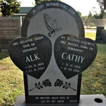 LUBBE Alk 1920-2003 &amp; Cathy 1929-2001