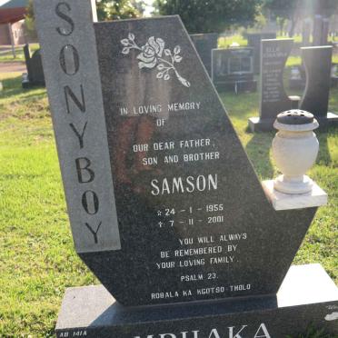 MPHAKA Samson 1955-2001