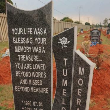 MOERANE Tumelo 1990-2021
