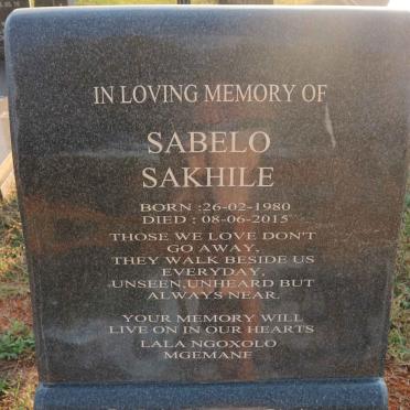 MALINGA Sabelo Sakhile 1980-2015