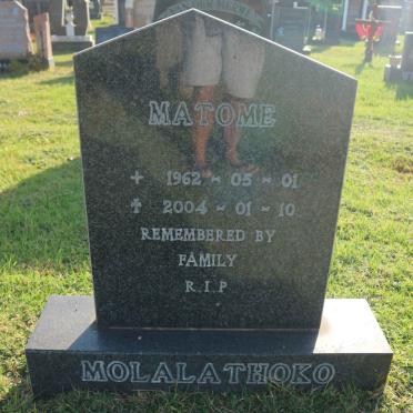 MOLALATHOKO Matome 1962-2004