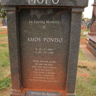 MOFO Amos Pontso 1968-2018