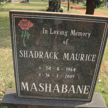 MASHABANE Shadrack Maurice 1964-2009