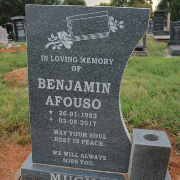 MUCHONGO Benjamin Afouso 1982-2017